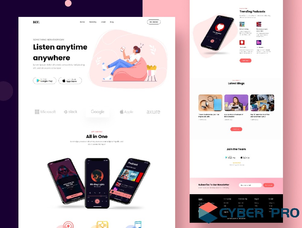 市場行銷業務產品推介網站案例