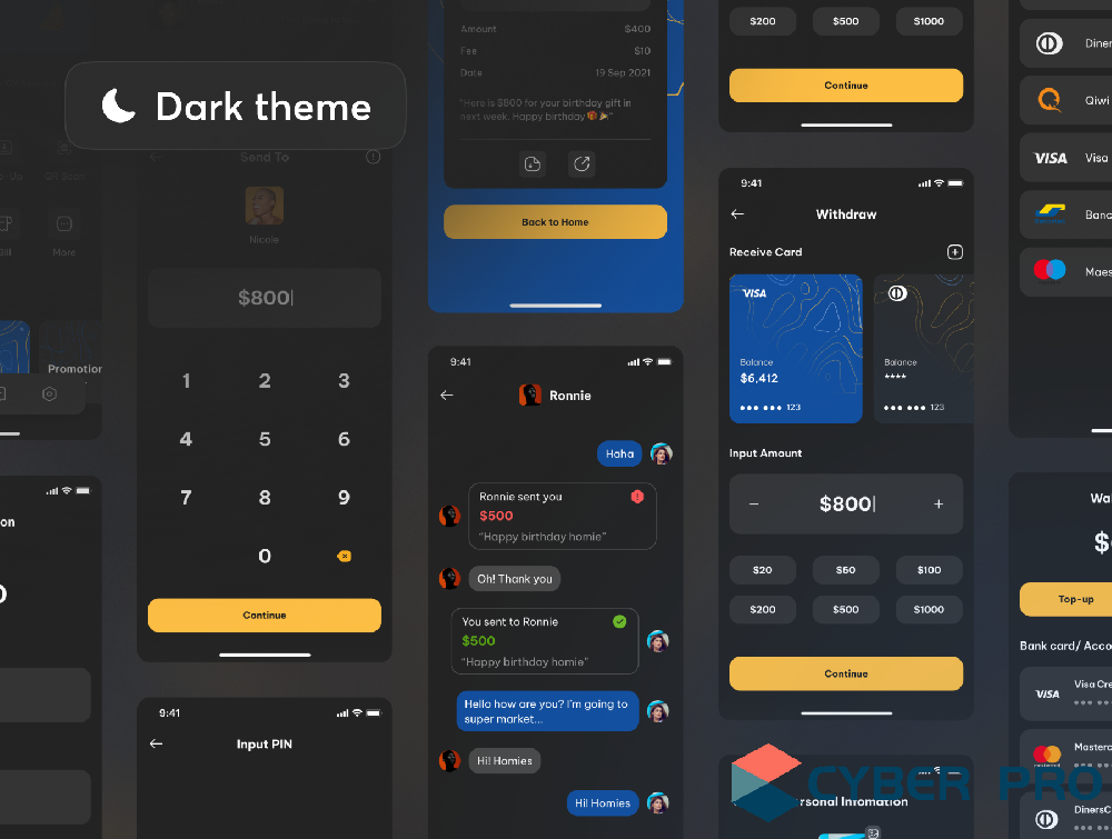 金融應用電子錢包App案例設計